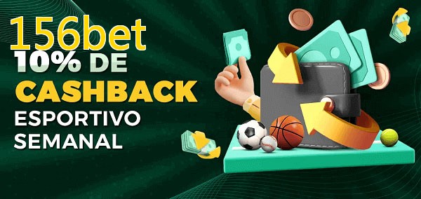 10% de bônus de cashback na 156bet